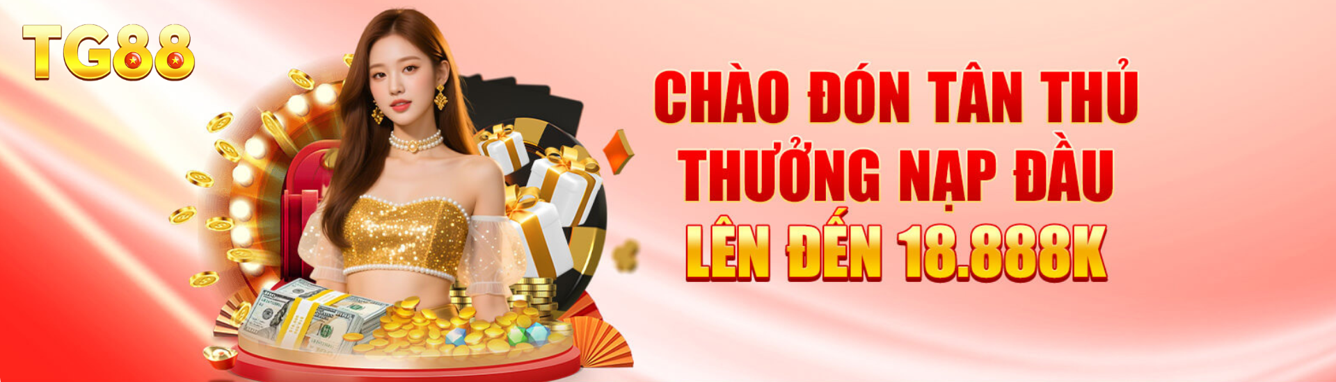 Banner chào đón tân thủ TG88